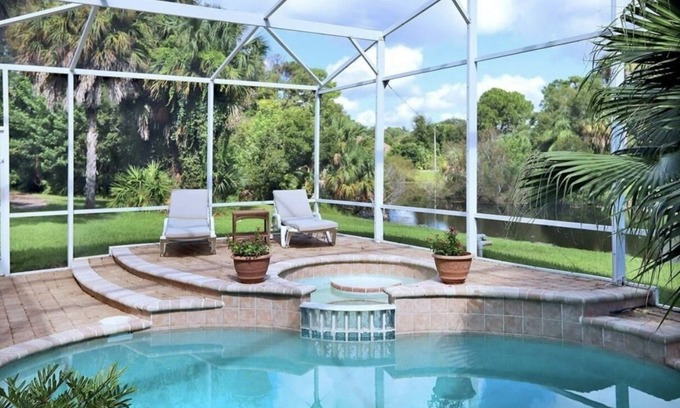 Port Orange House | Entire Residential Home w/Pool and hot tub