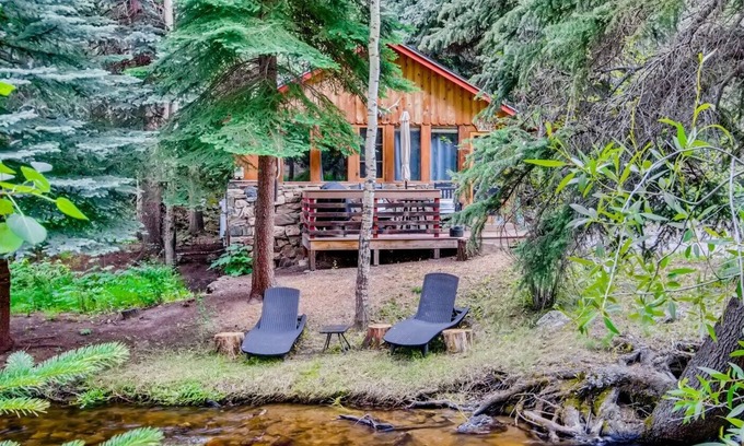Idaho Springs Cabin | Epiphany Pines Waterfront Work & Play Cabin