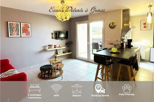 Genas Apartment | Escale Détente Genas proche Eurexpo