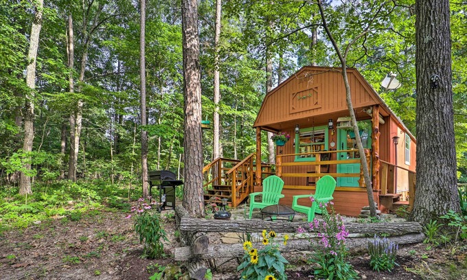 Eureka Springs Cabin | Eureka Springs Cabin: Gas Grill + Lake Access!