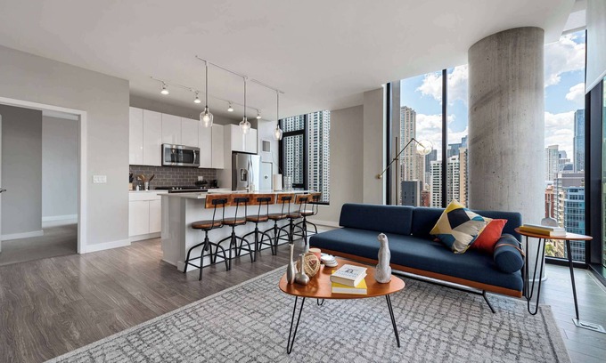 Near North Side Apartment | Exclusive Gold Coast 2BR: Balcony, Walkable