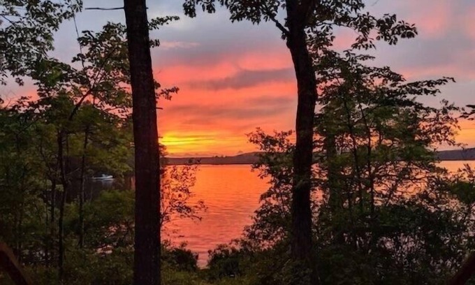 South Casco Cabin | Exclusive private island cabin sleeps 6