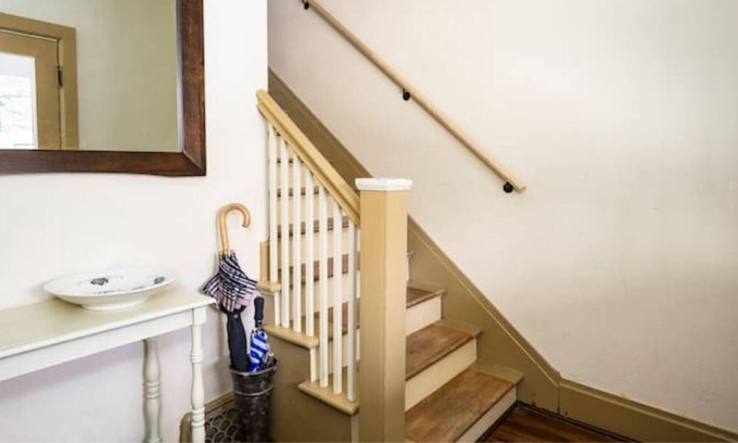 Speer Apartment | EXPLORE CO -Private upper unit and patio. Central.