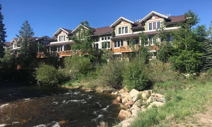 Winter Park House | Exquisite Riverfront Home with Mountain Views and Private Hot Tub, Downtown