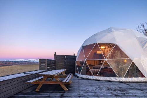 Rangarþing eystra Apartment | Eyja Mork - Aurora Dome with Private Bathroom and other facilities