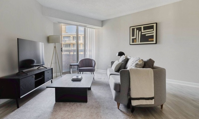 Connecticut Ave - K Street Apartment | Fab Foggy Bottom 1BR w/Concierge & Gym, walk to Bars, by Blueground