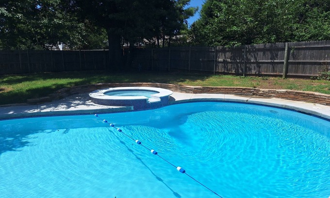 Central Oklahoma City House | Fairground heated Pool and Spa close to plaza and downtown