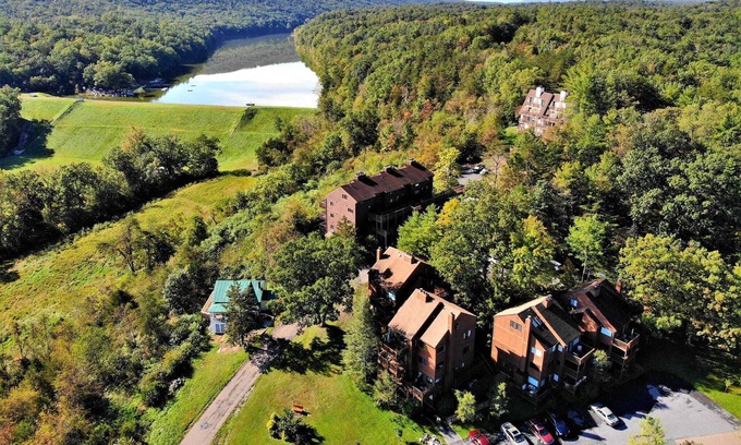 Basye Condo | Falcon Nest - 2 BR/2 BA steps away from Lake Laura