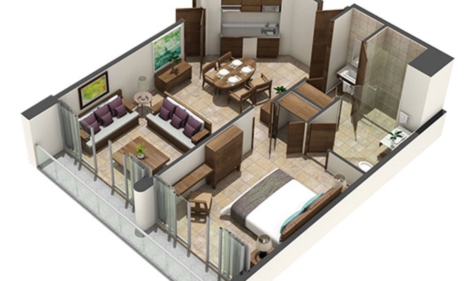 Downtown Cancun Resort | Family Friendly 1 Bedroom The Bliss, Pools, Golf, Beach, Cirque du Soleil
