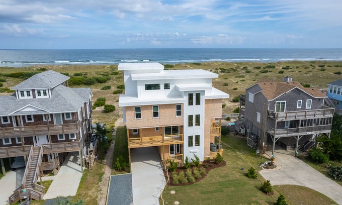 Kinnakeet House | Fantastic Oceanfront Modern Coastal Home w/Saltwater Pool - Simply the best!