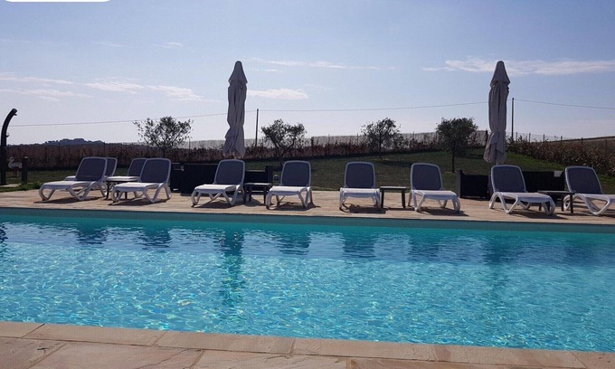 Fermo Apartment | Farmhouse near Adriatic Sea with Pool