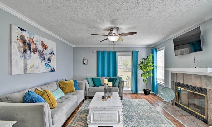 Westover Condo | Fayetteville Condo w/Fireplace: 7 Mi to Dtwn