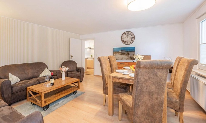 Ahlbeck Apartment | Ferienwohnung Am Park - Familienfreundliche Ferienwohnung für max 6 Gäste, mit Terrasse & 2