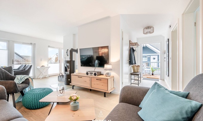 Busum Apartment | Ferienwohnung Blauer Anker Büsum