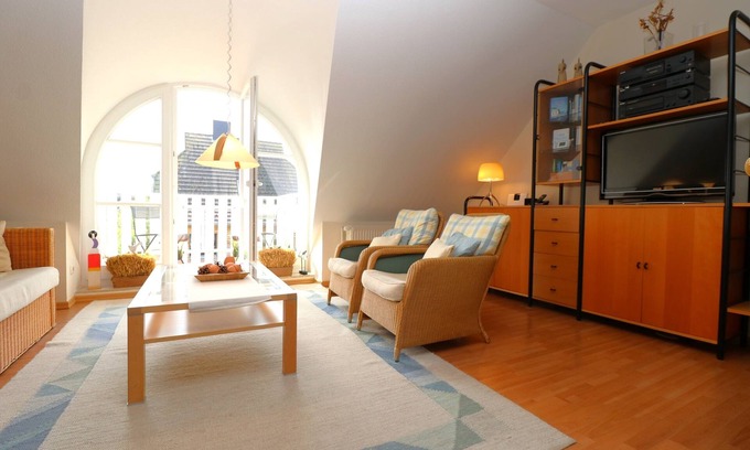 Born auf dem Darss House | Ferienwohnung in Born mit Blick auf den Bodden