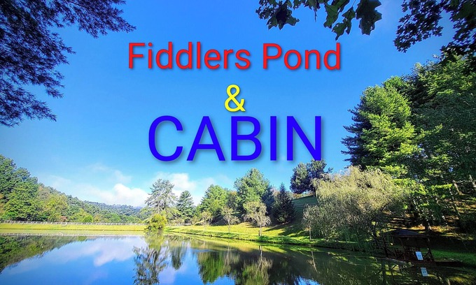 Galax Cabin | Fiddlers Pond Cabin, Galax Va, New River Trail & Fishing. PET FRIENDLY