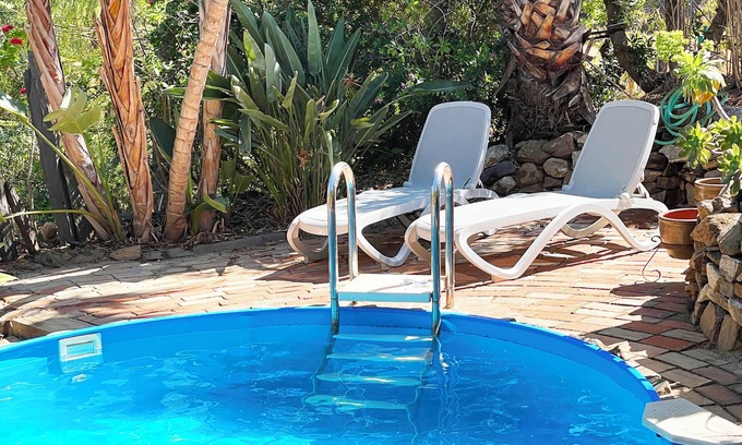 Torrox Cottage | Finca, great private pool & garden, sea and mountain views, 15 min. to the coast