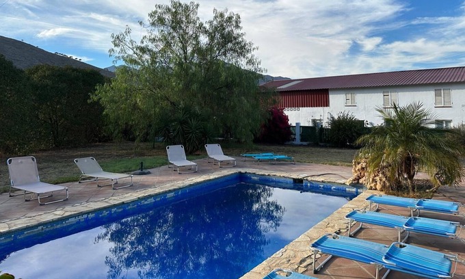 Mijas Ski Chalet | Finca with sea, mountain view