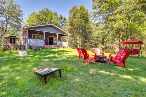 Long Pond House | Fire Pit and Community Beach Poconos Getaway!