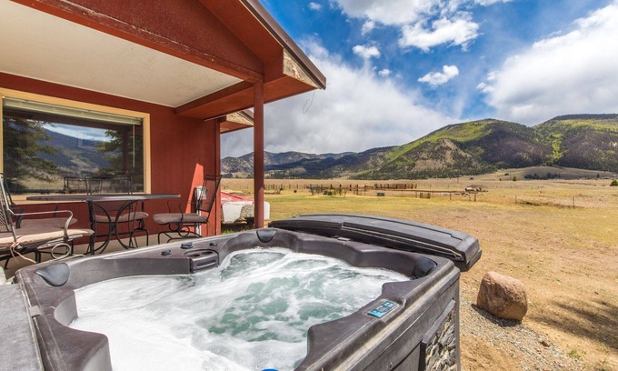 Creede Cabin | Fisherman's Paradise - Pet Friendly, Private Creek, Fireplace, Hot Tub
