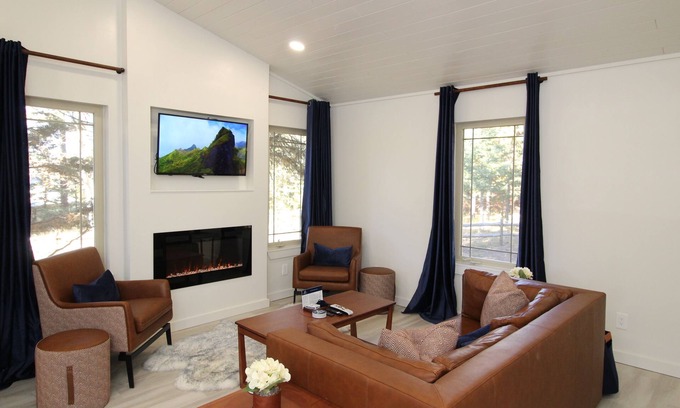Angel Fire Cabin | Five cabins on one property, Fire Pit, Free Sledding, BBQ, A/C