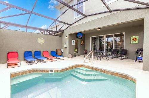 Loughman House | Flash 20 Off Brand New Luxury Townhome w Pvt Pool close to Disney parks 4738SR