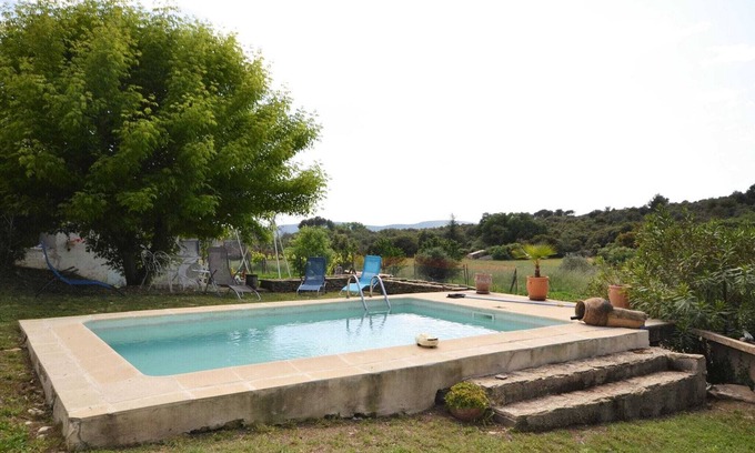 Malaucene Cottage | Flat with private pool in the heart of nature