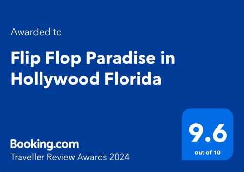 Hollywood South Central Beach Apartment | Flip Flop Paradise in Hollywood Florida