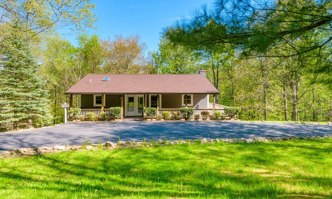 McHenry House | Forest View Home with Wrap-Around Deck - Minutes to the Lake & Wisp Resort