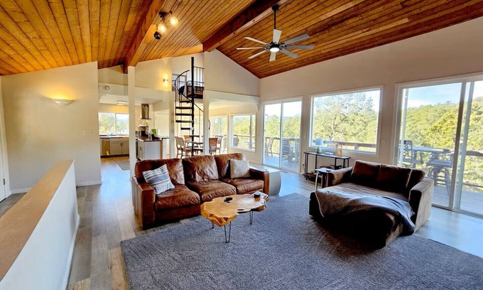 Ruidoso House | Four-bedroom house. Three levels of decks & private hot tub. NO CLEANING FEE!