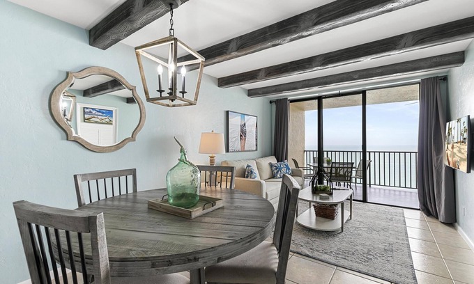 Marco Island Condo | Full Reno: Pristine Cozy Beachfront Condo: SW1702-best location Discounts Promos