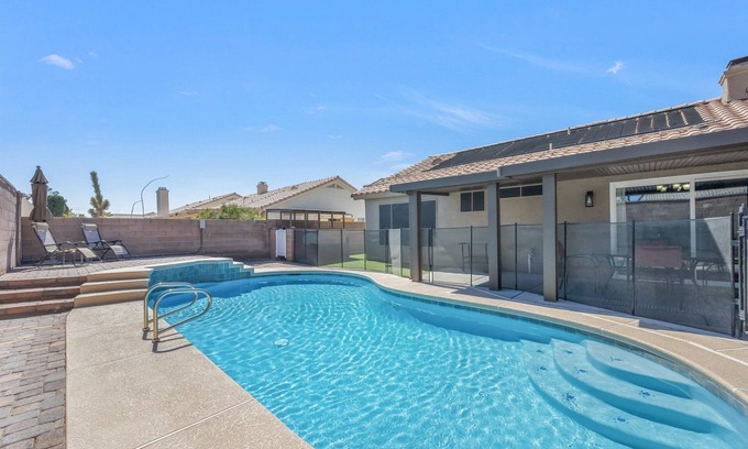 North Las Vegas House | Fully Equipped - 3 Bedroom Vacation Retreat With Pool