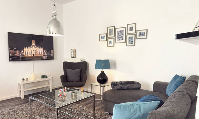 Losheim am See Apartment | Gästehaus am Bachlauf Losheim am See beautiful FEWO 68m²/1-4Pers terrace&garden