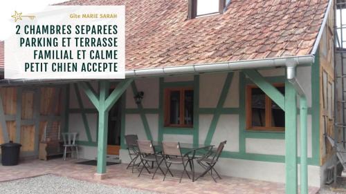 Ebersheim House | Gîte chez Marie-Sarah petite maison calme parking