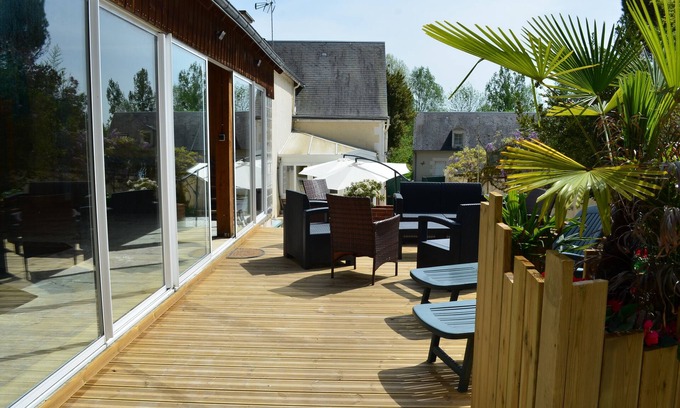 Nazelles-Negron House | Gîte de la Merluchette with indoor swimming pool - 4 stars
