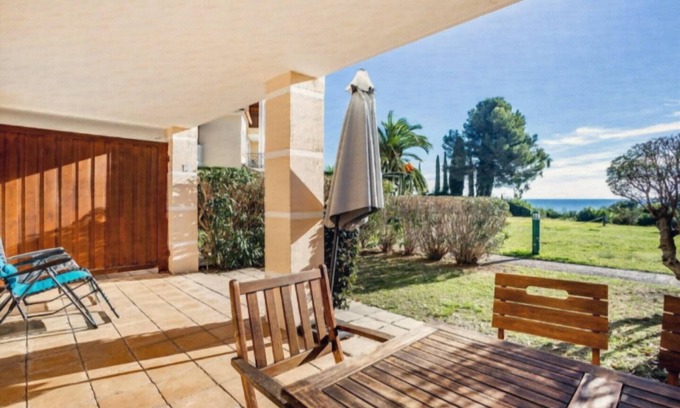 Cap Esterel Villa | Garden level for 5 people with sea view