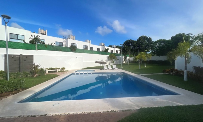 Cancun Condo | Gated 3-bedroom condo in gorgeous Cancun. Pool, playground & AC. Enjoy your stay