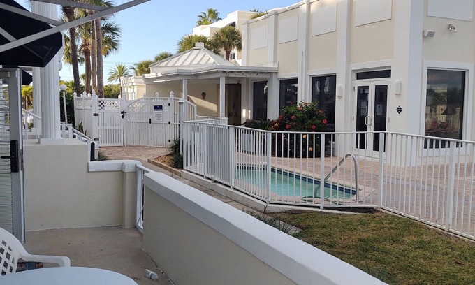 Port Canaveral Condo | Gated Community, First Floor poolside, Ocean Front Condo has direct beach access