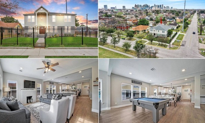 South Central Houston House | Gated Home and Parking | Sleeps up to 24