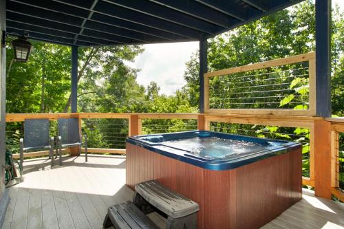 Chalet Village House | Gatlinburg's Getaway: View, Hot Tub, Theater, MORE