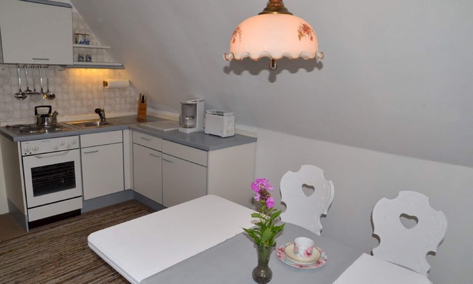 Bischofsgruen Apartment | Gemütliche, helle Dachwohnung mit Blick auf den Ochsenkopf