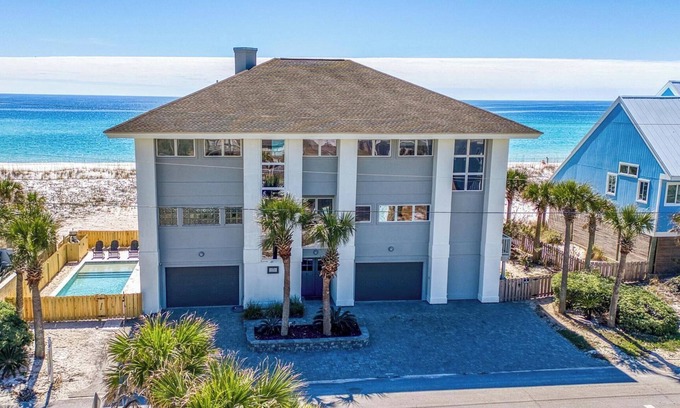 Pensacola Beach House | GET 20% OFF! Spectacular Gulf Views & Brand New Pool! Gulf Front Home!
