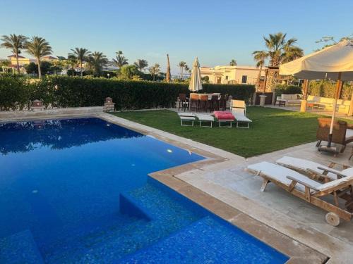 Ad-Dab'ah Apartment | Ghazala stand alone villa 6 rooms private pool sea view beach available north coast 12 mins from marassi