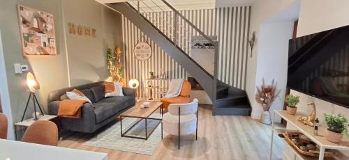 Breteil House | Gite La maison du 37 avec terrasse et jardinet