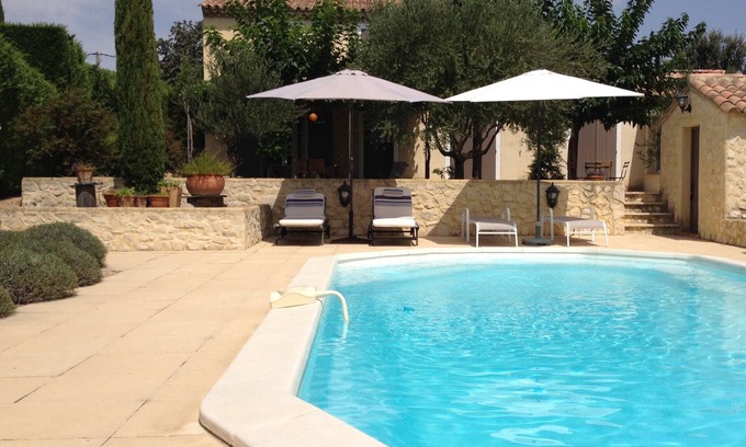 Rasteau Cottage | GITE "NEAR JASMIN" with POOL and GARDEN near Vaison La Romaine