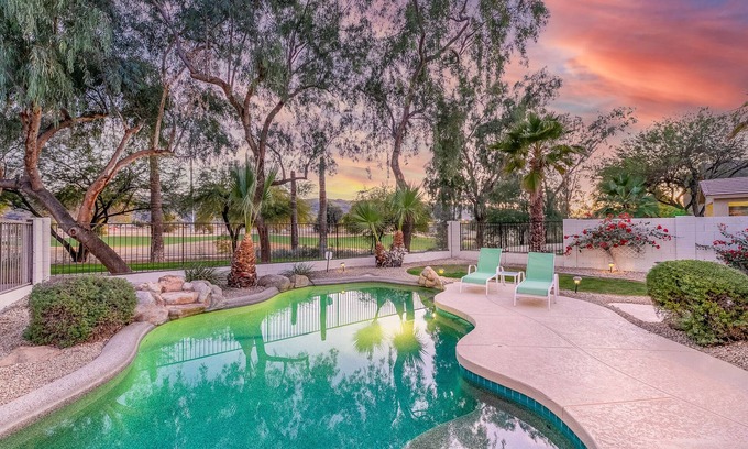 Legacy House | Golf Front Home with Mountain Views, Heated Pool, Fun Game Room, BBQ, VR Tour