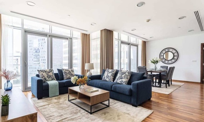 Bur Dubai Apartment | Gorgeous 3BR in DIFC w/ Large Balcony & City Views