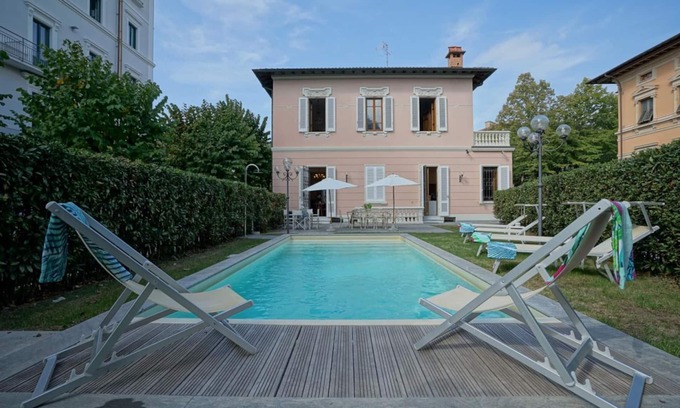 Montecatini Terme Villa | Gorgeous Art Nouveau villa with heated pool