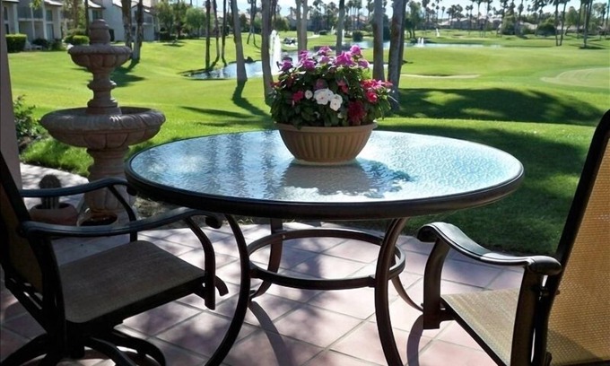 Palm Desert Condo | Gorgeous Condo on Third Green - Dancing Fountains/Blue Lakes/Sparkling Pools!