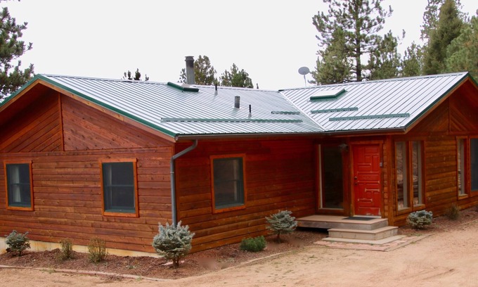 Divide House | Gorgeous Deck View of Pike's Peak in Secluded Forest- 8 Acres; Excellent Reviews